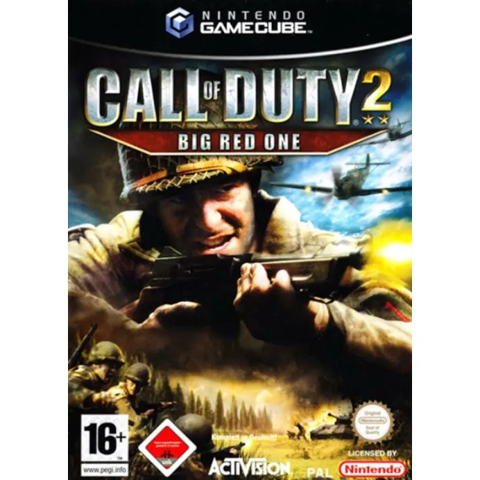 5673 Call of Duty 2: Big Red One Nintendo GameCube Usato Gioco in Italiano PAL