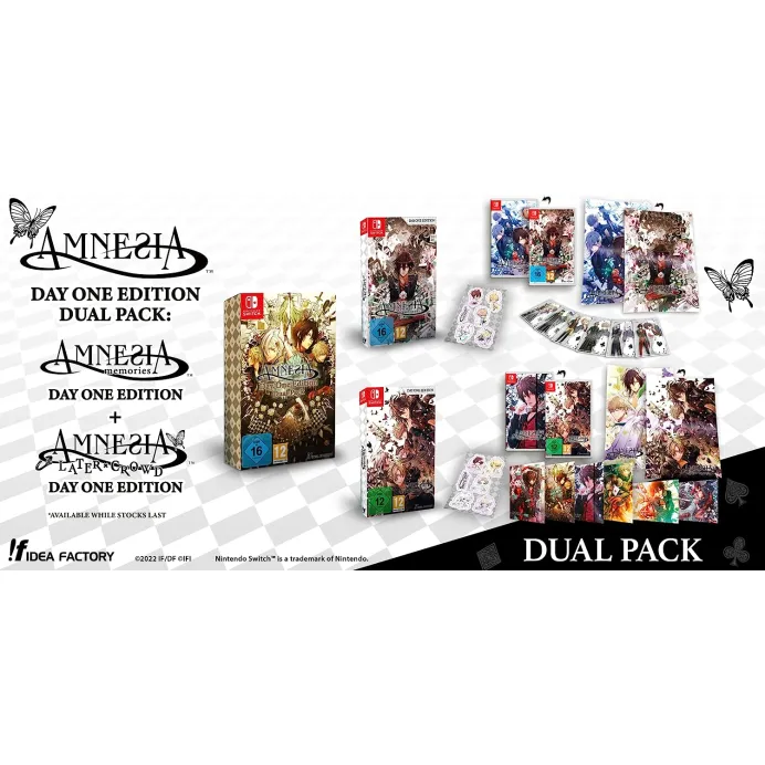 5060941710821 Amnesia: Day One Edition Dual Pack Nintendo Switch Nuovo Gioco in Inglese
