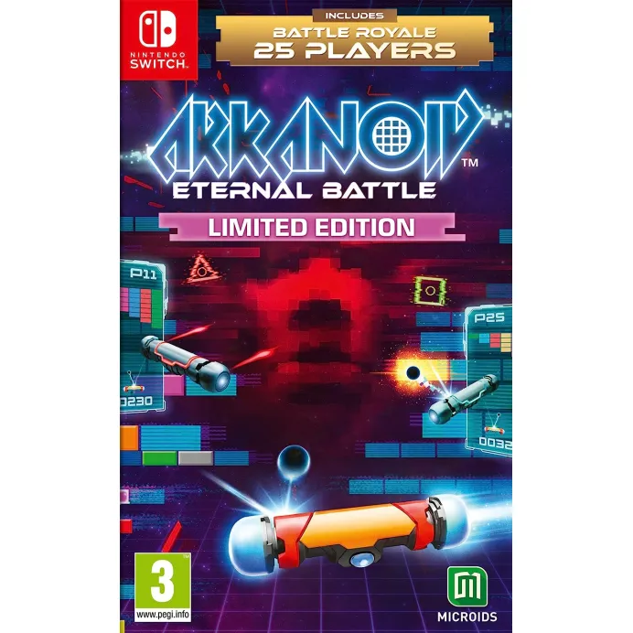3760156489438 Arkanoid: Eternal Battle - Limited Edition Nintendo Switch Nuovo Gioco in Italiano